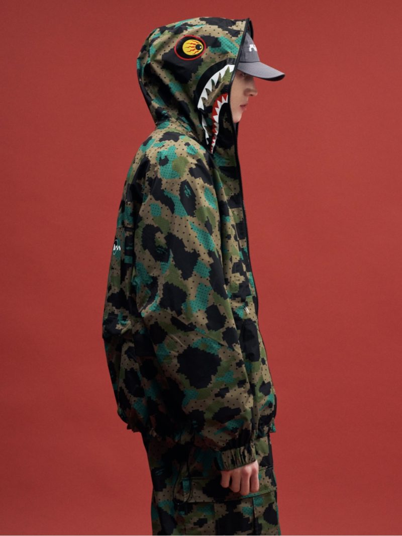 A Bathing Ape BAPE camouflage outerwear